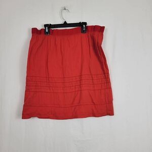 Maeve Red Skirt With Pockets.